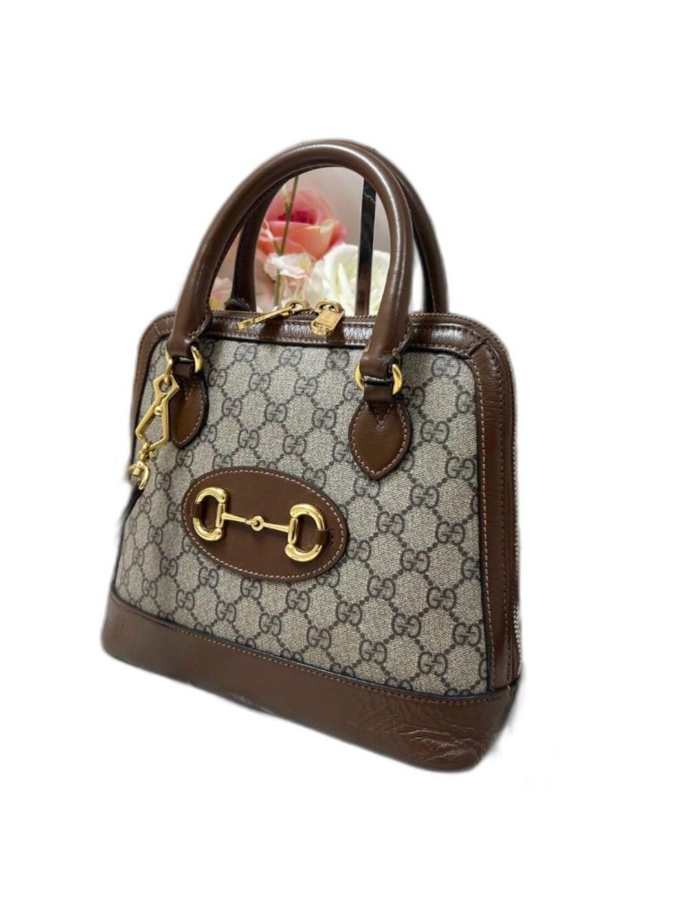 Gucci GG Supreme Horsebit 1955 Handbag